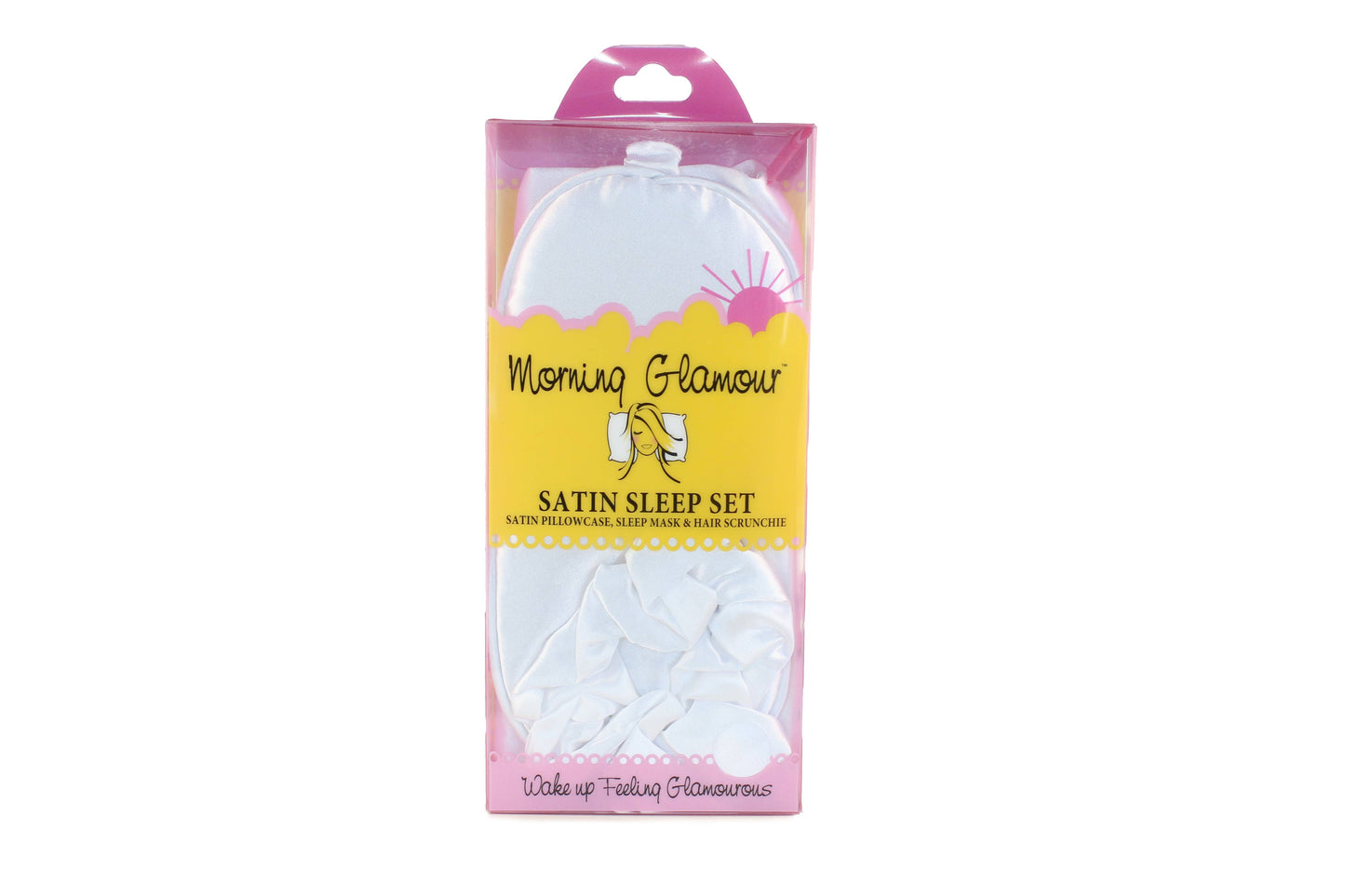 Satin Sleep Set-Pillowcase, Sleep Mask & Hair Scrunchie