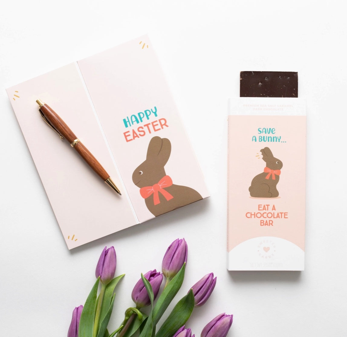 Easter Card - Save a Bunny...Eat a Chocolate Bar
