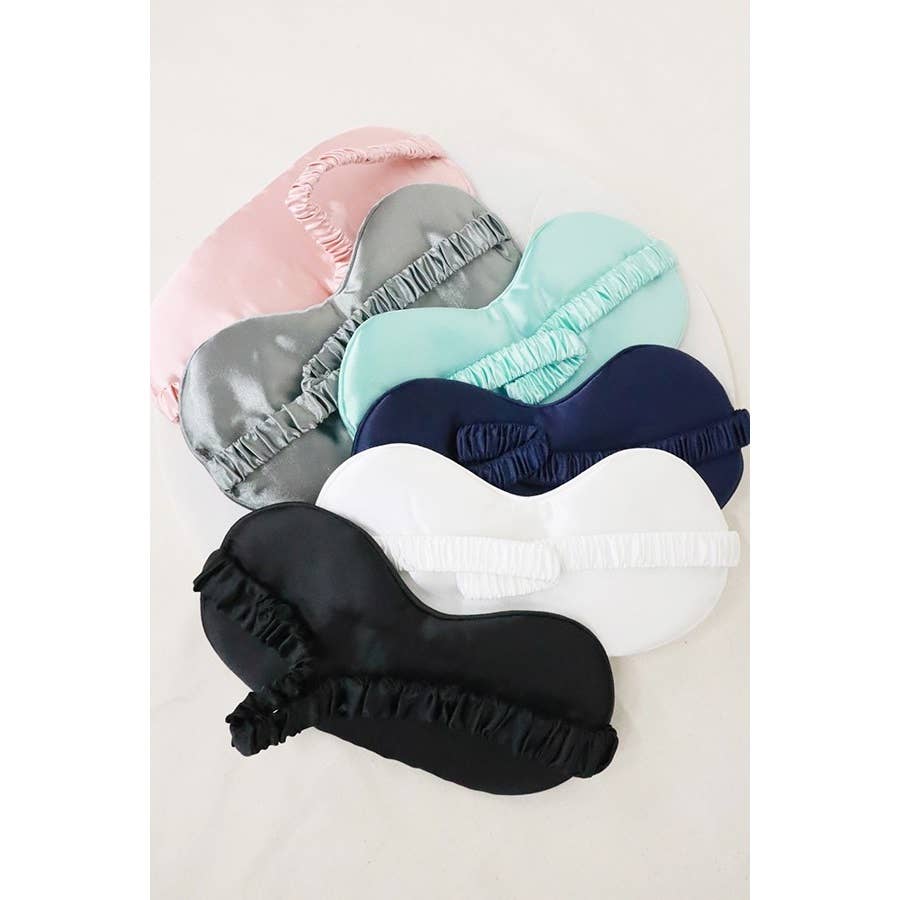Solid Satin Sleep Eye Mask
