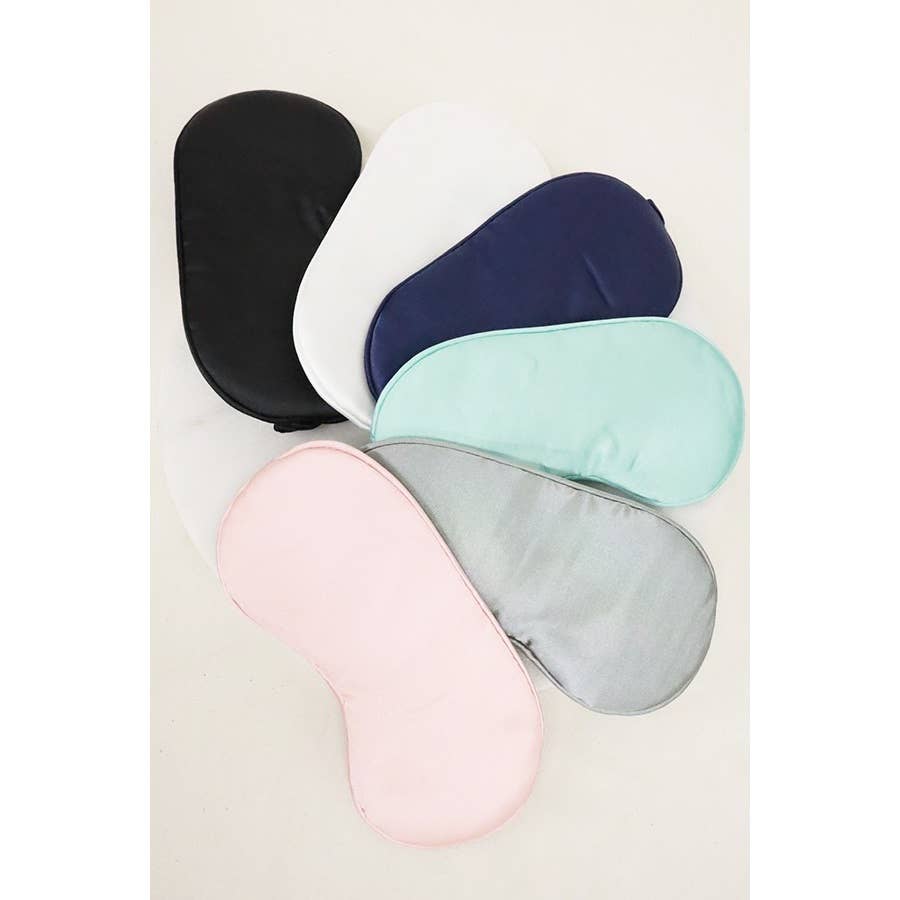 Solid Satin Sleep Eye Mask