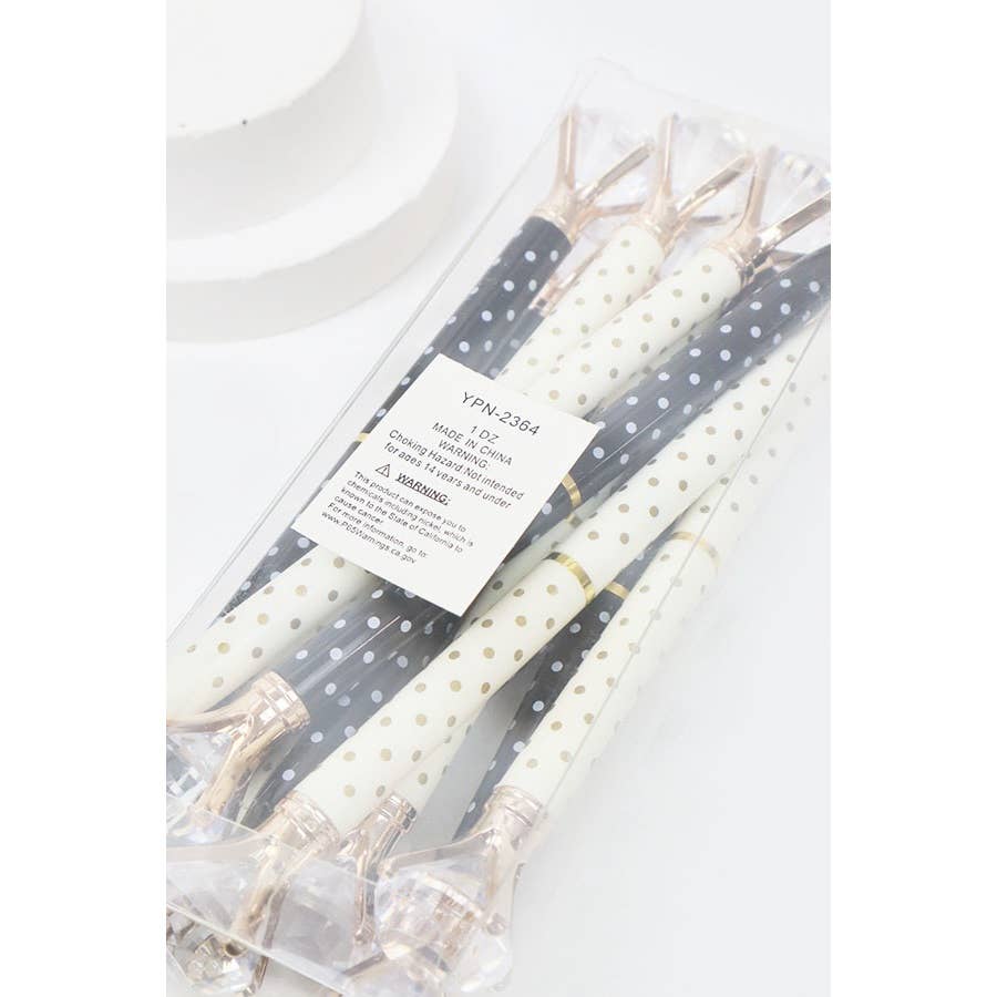 Polka Dot Diamond Pen
