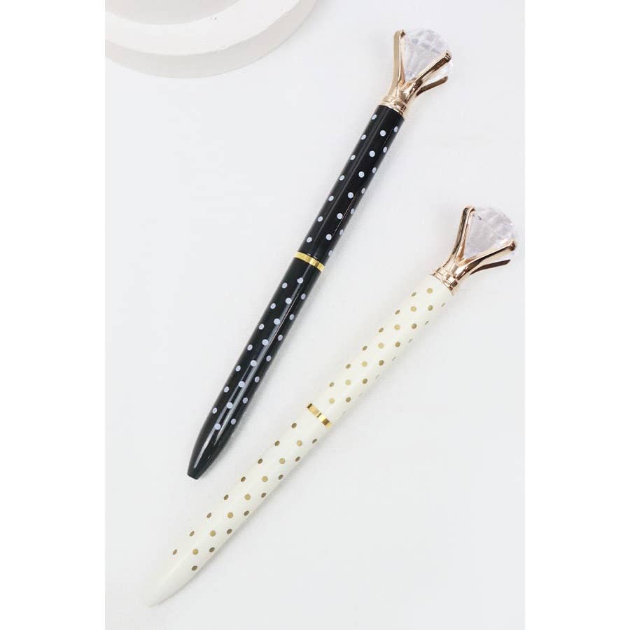 Polka Dot Diamond Pen