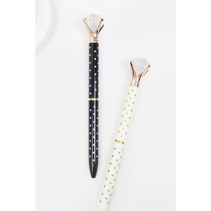 Polka Dot Diamond Pen