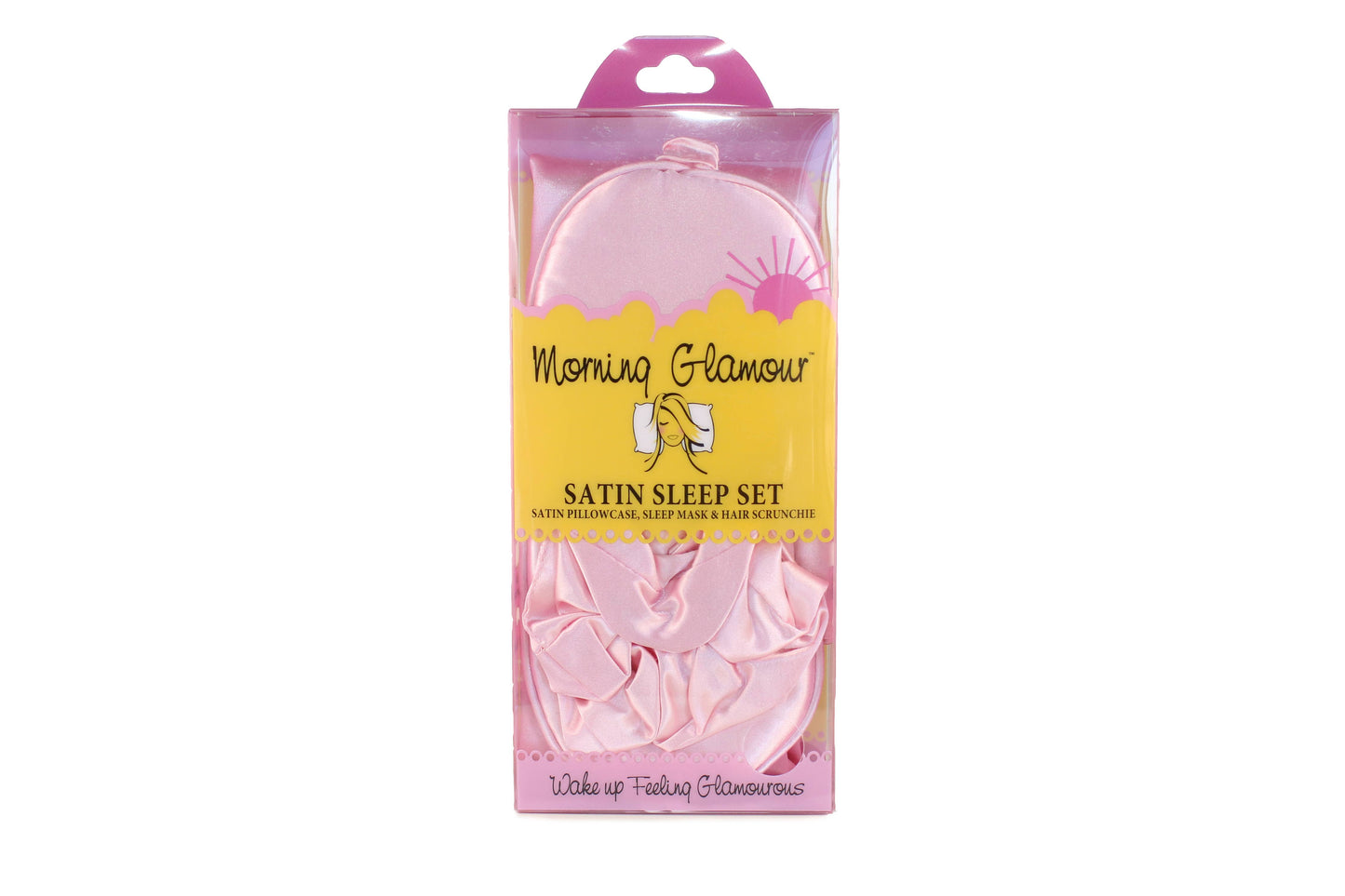 Satin Sleep Set-Pillowcase, Sleep Mask & Hair Scrunchie