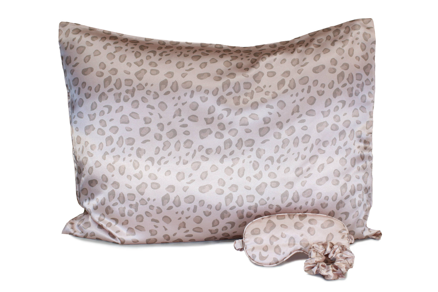 Satin Sleep Set-Pillowcase, Sleep Mask & Hair Scrunchie