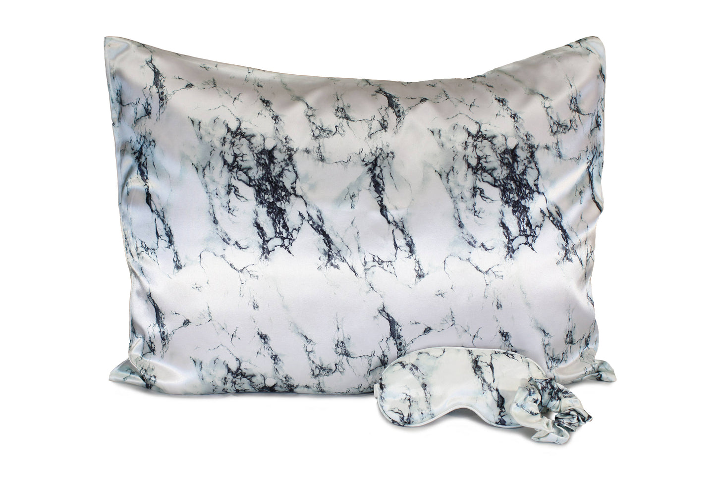 Satin Sleep Set-Pillowcase, Sleep Mask & Hair Scrunchie