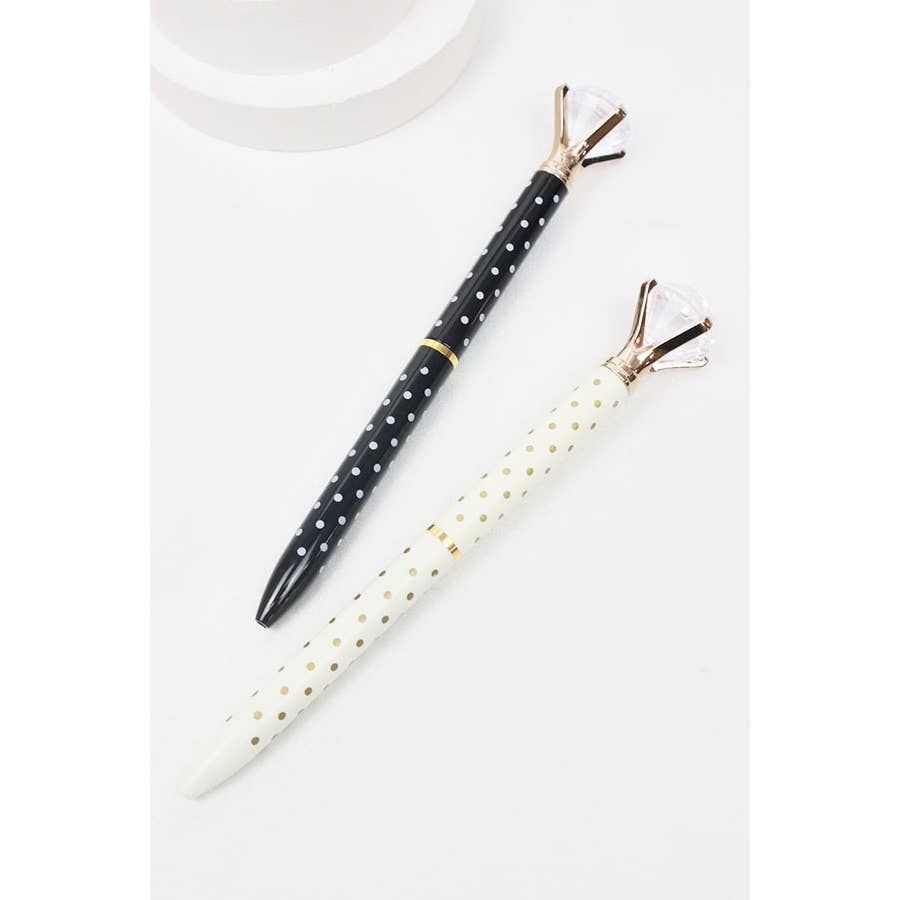 Polka Dot Diamond Pen