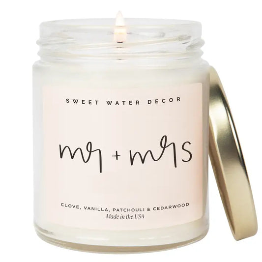 Mr. & Mrs. 9 oz Soy Candle